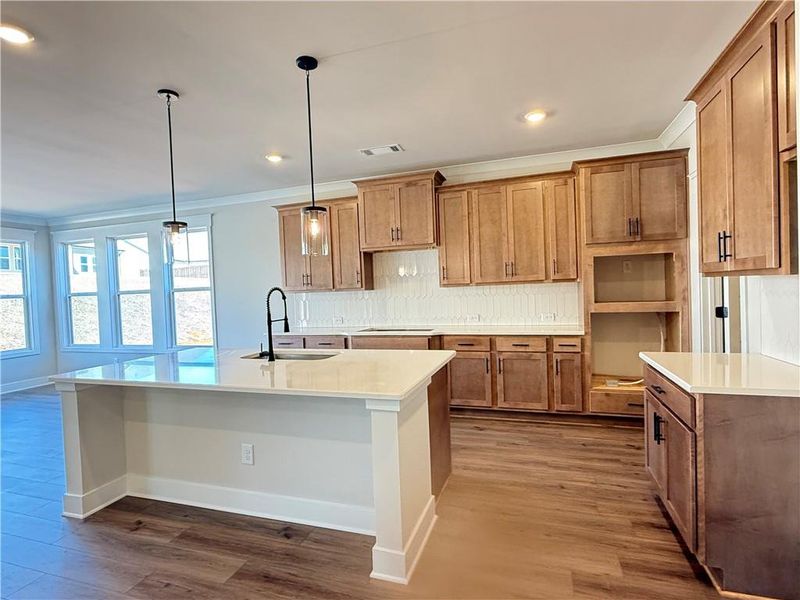 Furnished interior view inside a new home in Ponderosa Farms Reserve, Gainesville (Image 8).