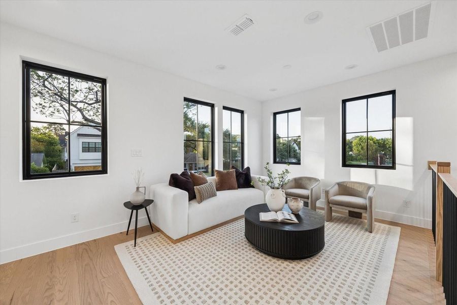 Furnished interior view inside a new home in , Houston (Image 4).