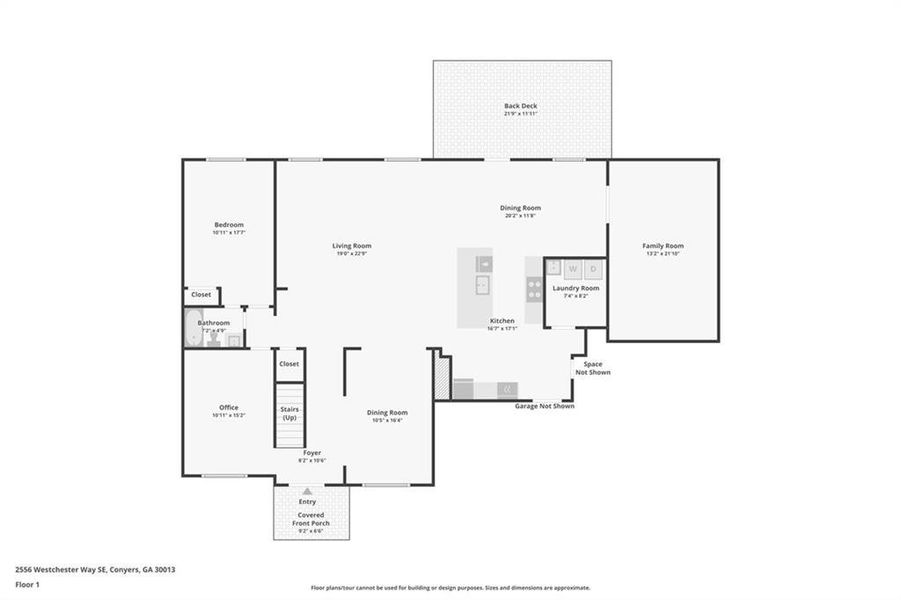 2D floor plan layout of this home in , Conyers, GA (Image 5).