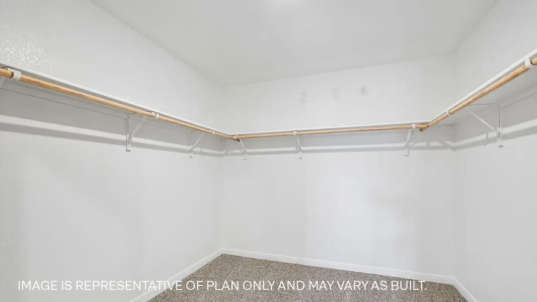 Representative unfurnished interior of a home built from the The Caden by D.R. Horton in Prairie Lakes, Buda (Image 26).