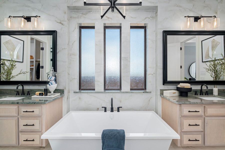 Representative furnished interior of a home built from the Fairway by Landon Homes in Fields - Brookside North, Frisco (Image 19). Representative furnished interior of a home built from the Fairway by Landon Homes in Fields - Brookside North, Frisco (Image 19).