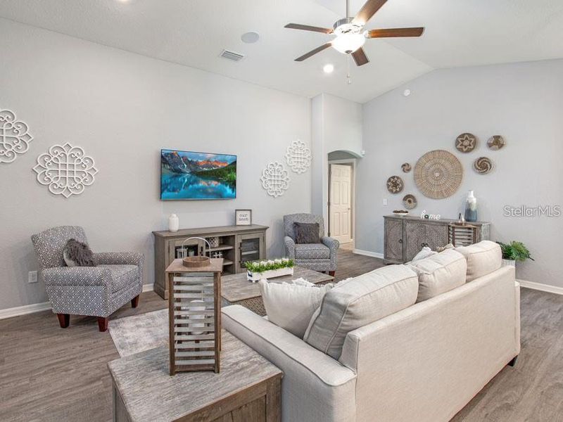 Furnished interior view inside a new home in Falls of Ocala, Ocala (Image 23).