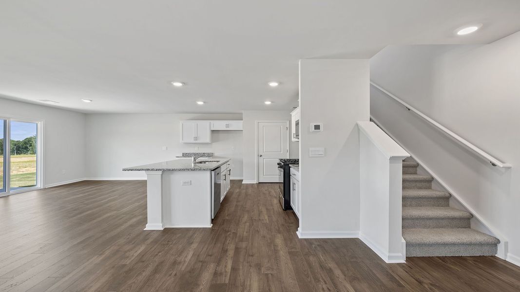 Furnished interior view inside a new home in Durbin Meadows, Fountain Inn (Image 5).