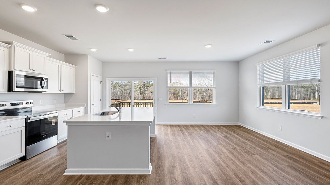 Furnished interior view inside a new home in Marion Village, Santee (Image 9).