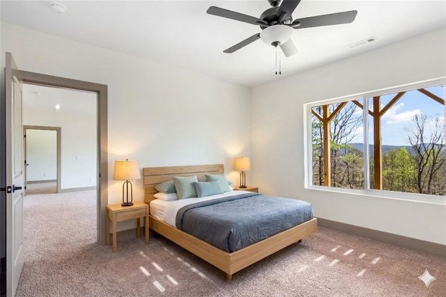 Furnished interior view inside a new home in , Ellijay (Image 7).