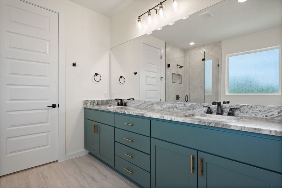 Furnished interior view inside a new home in Heritage, Dripping Springs (Image 18).