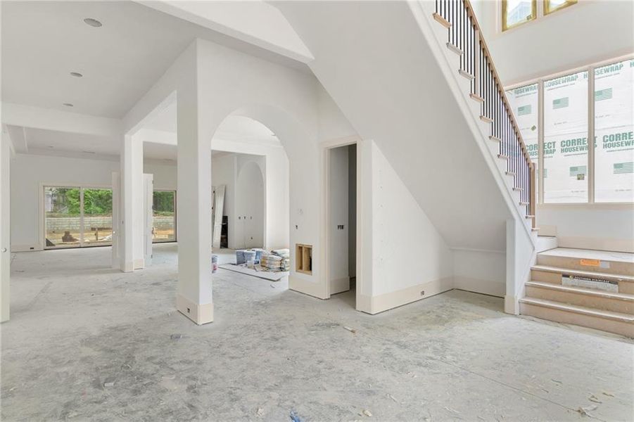 In-progress construction of a new home in , Alpharetta, GA (Image 8).