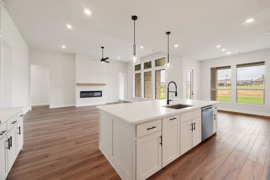 Furnished interior view inside a new home in Paloma Ranch, New Fairview (Image 6).