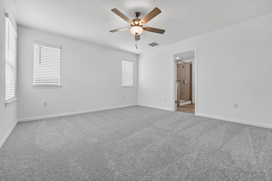 Representative unfurnished interior of a home built from the Sandgrouse by Taylor Morrison in Longview, Del Valle (Image 15). Representative unfurnished interior of a home built from the Sandgrouse by Taylor Morrison in Longview, Del Valle (Image 15).
