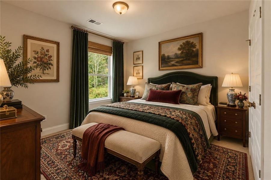 Furnished interior view inside a new home in Hellen Valley, Braselton (Image 10).