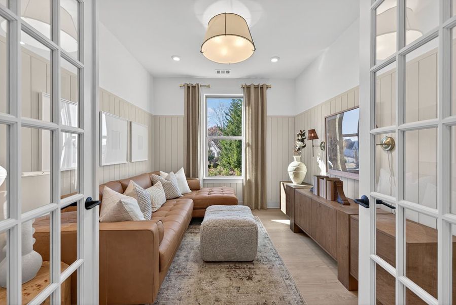 Representative furnished interior of a home built from the Mystique by Del Webb in Del Webb Chateau Elan, Hoschton (Image 56). Representative furnished interior of a home built from the Mystique by Del Webb in Del Webb Chateau Elan, Hoschton (Image 56).