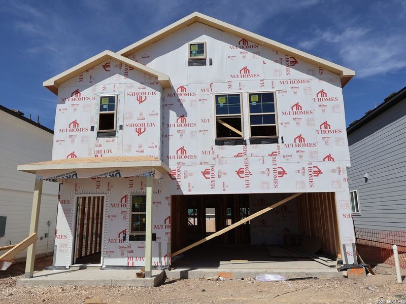 In-progress construction of a new home in Meadows at Clear Springs, New Braunfels, TX (Image 21).