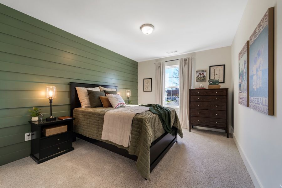 Representative furnished interior of a home built from the Concho by CastleRock Communities in Brush Creek, Fairview (Image 28).