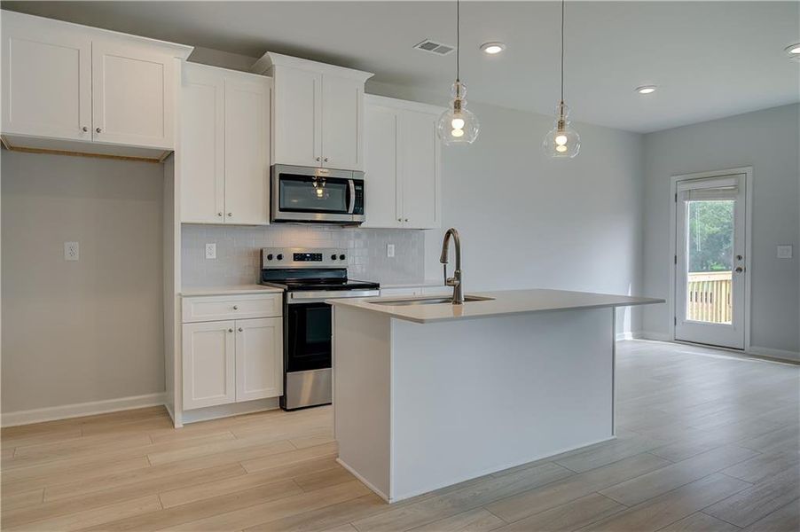 Furnished interior view inside a new home in Enclave at Evergreen, Fairburn (Image 6). Furnished interior view inside a new home in Enclave at Evergreen, Fairburn (Image 6).