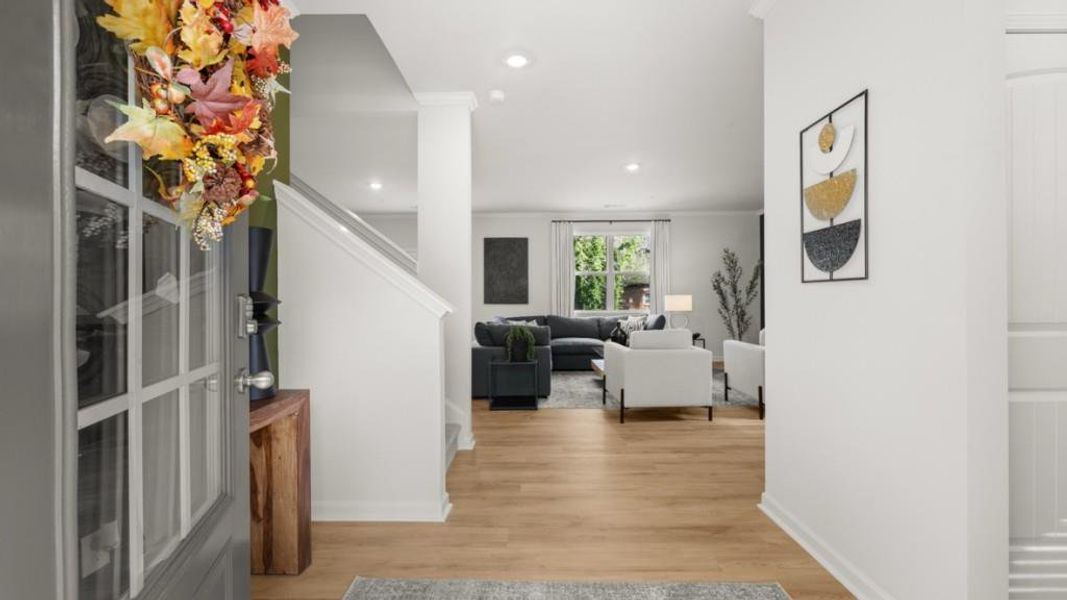 Furnished interior view inside a new home in Creekview, Atlanta (Image 14).