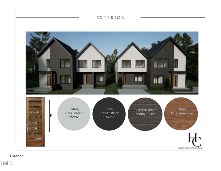 1800 Pershing Unit B1 Design Board 5.12.