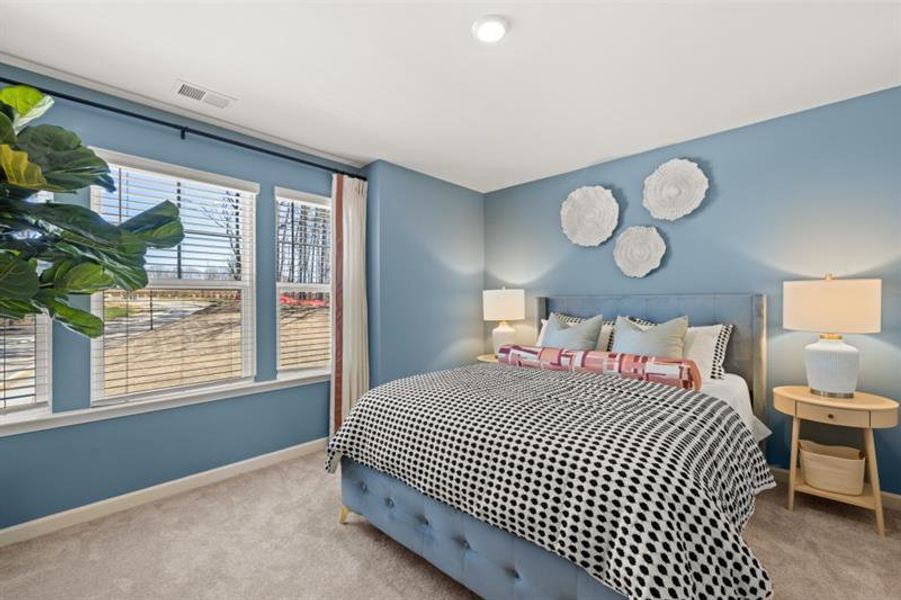 Furnished interior view inside a new home in Towns at Ivy Creek, Buford (Image 39).