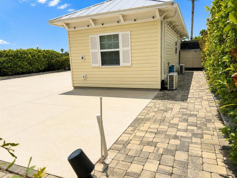 Exterior details and patio area of a home in , Webster (Image 11). Exterior details and patio area of a home in , Webster (Image 11).
