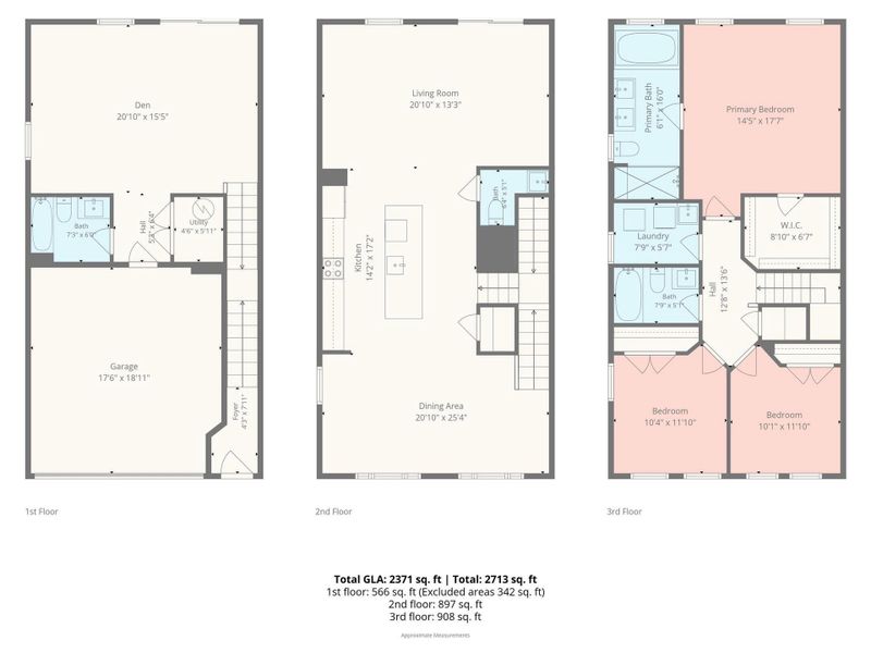 2D floor plan layout of this home in , Gastonia, NC (Image 5).