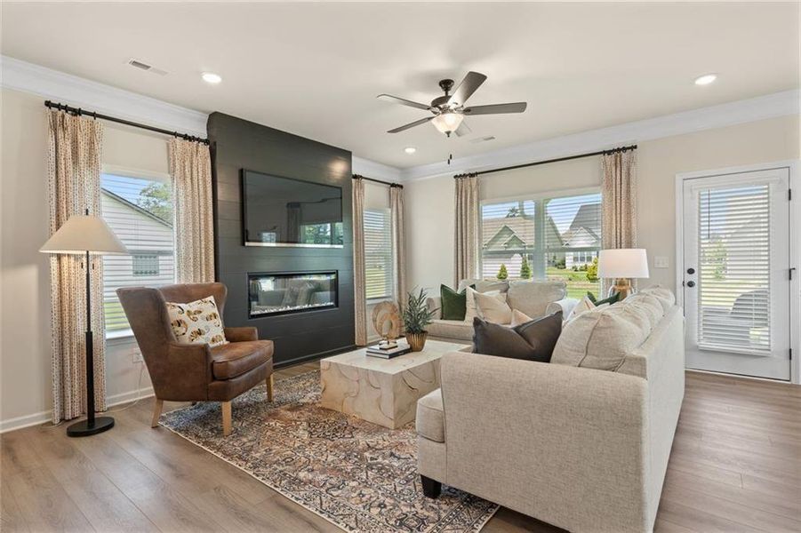 Furnished interior view inside a new home in Hillcrest Park, Ringgold (Image 7).
