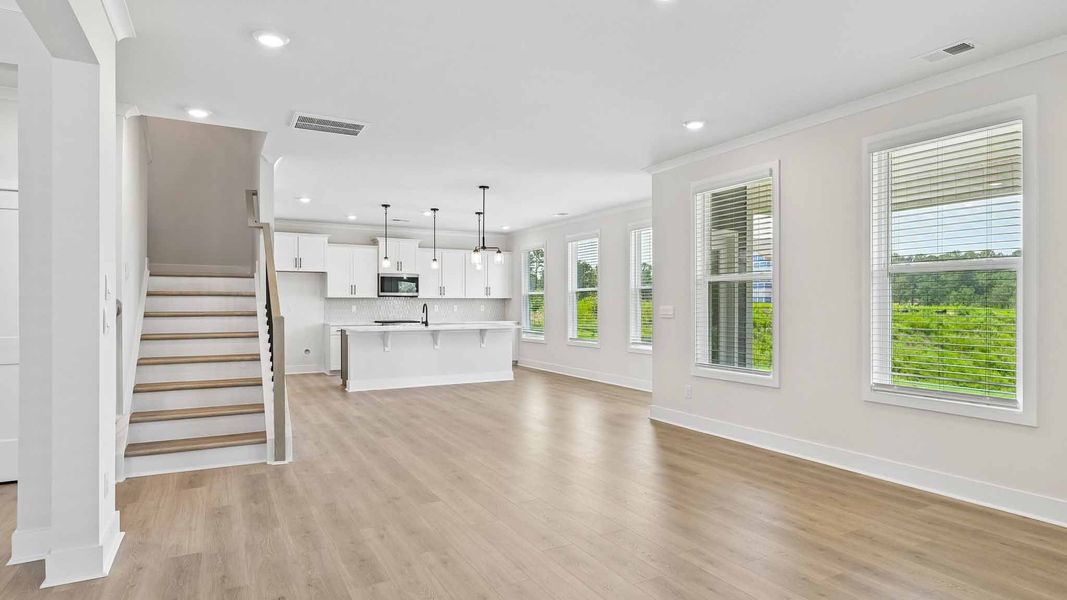 Representative unfurnished interior of a home built from the Trent by D.R. Horton in Avalon of Gastonia, Gastonia (Image 19).