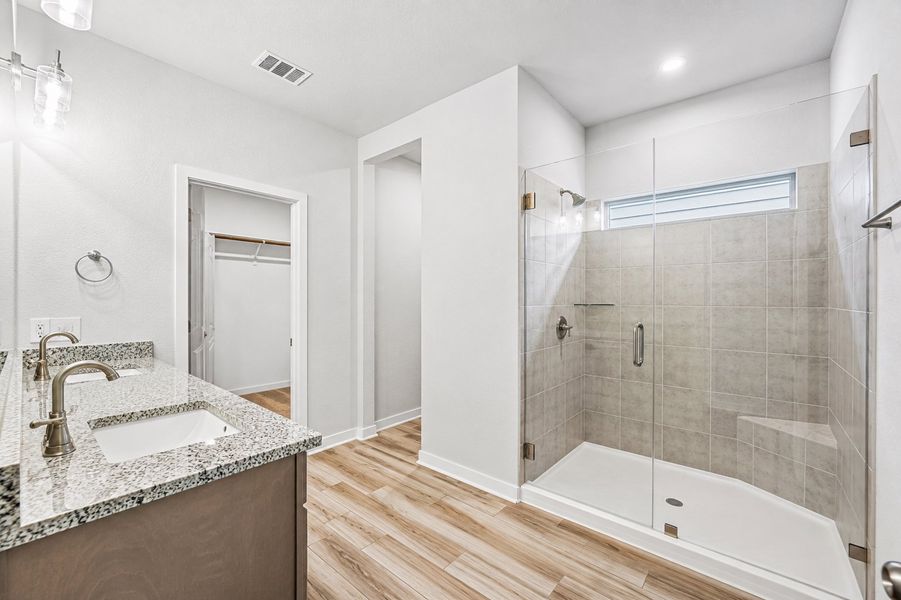 Furnished interior view inside a new home in Southern Pointe, College Station (Image 6).