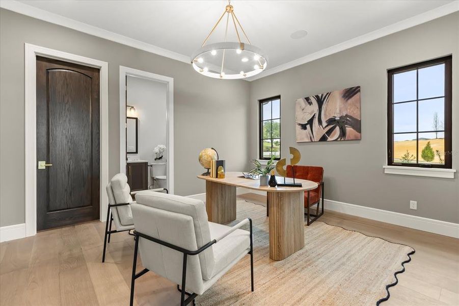 Furnished interior view inside a new home in , Montverde (Image 38).