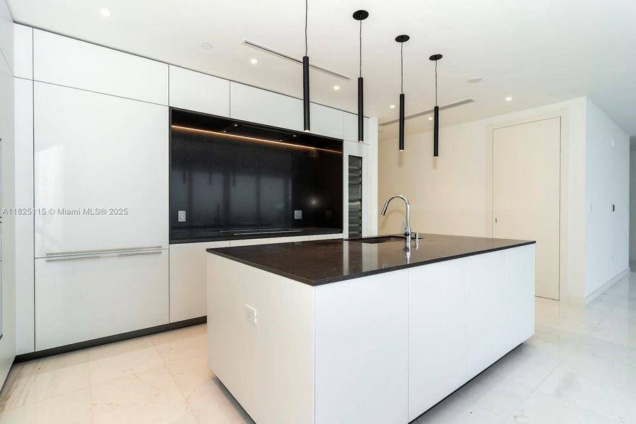 Furnished interior view inside a new home in Aston Martin Residences, Miami (Image 3).