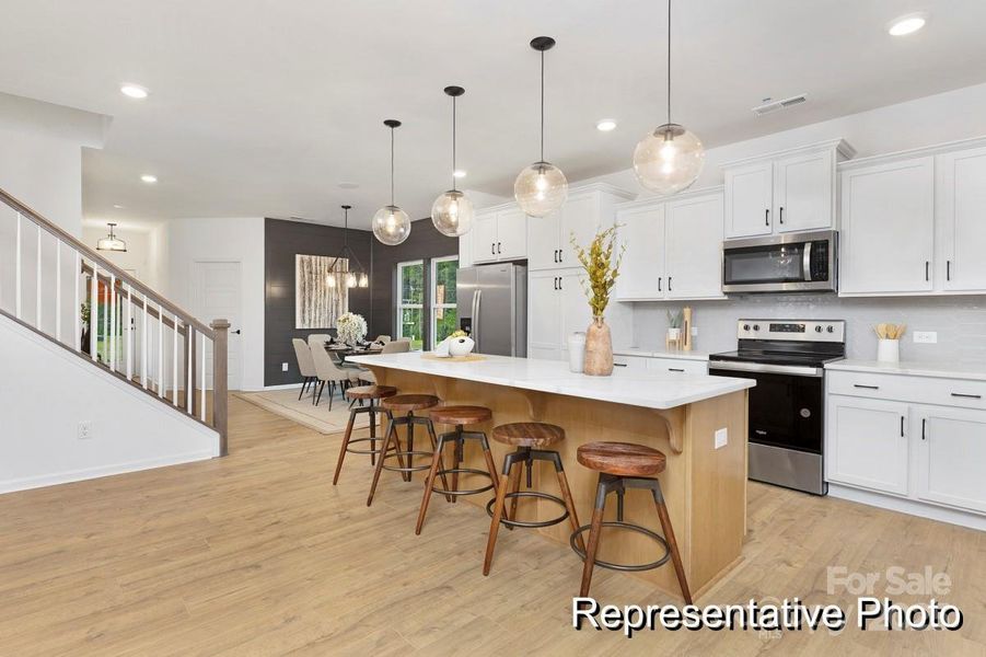 Furnished interior view inside a new home in Mooreland Oaks, Mount Holly (Image 9).