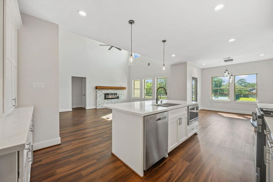 Furnished interior view inside a new home in , Houston (Image 6). Furnished interior view inside a new home in , Houston (Image 6).