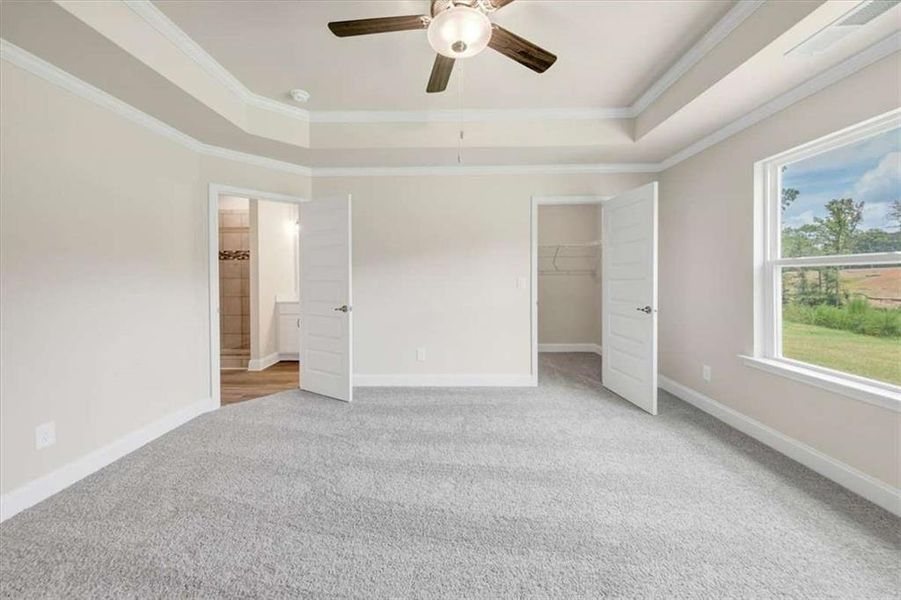 Spacious, unfurnished interior of a new home in Park Place, Bowdon (Image 35). Spacious, unfurnished interior of a new home in Park Place, Bowdon (Image 35).