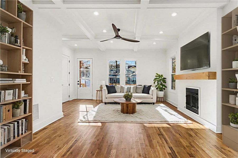Furnished interior view inside a new home in , Atlanta (Image 10).