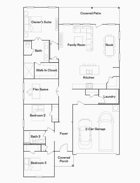 2D floor plan layout of this home in Scotts Bend, Baytown, TX (Image 4). 2D floor plan layout of this home in Scotts Bend, Baytown, TX (Image 4).