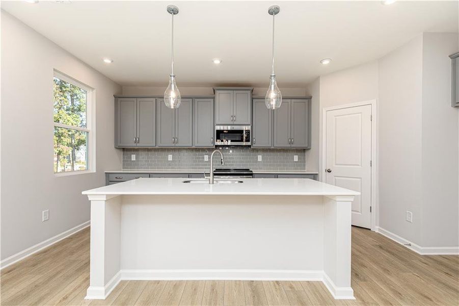 Furnished interior view inside a new home in Madison at Buice Lake, Acworth (Image 3).