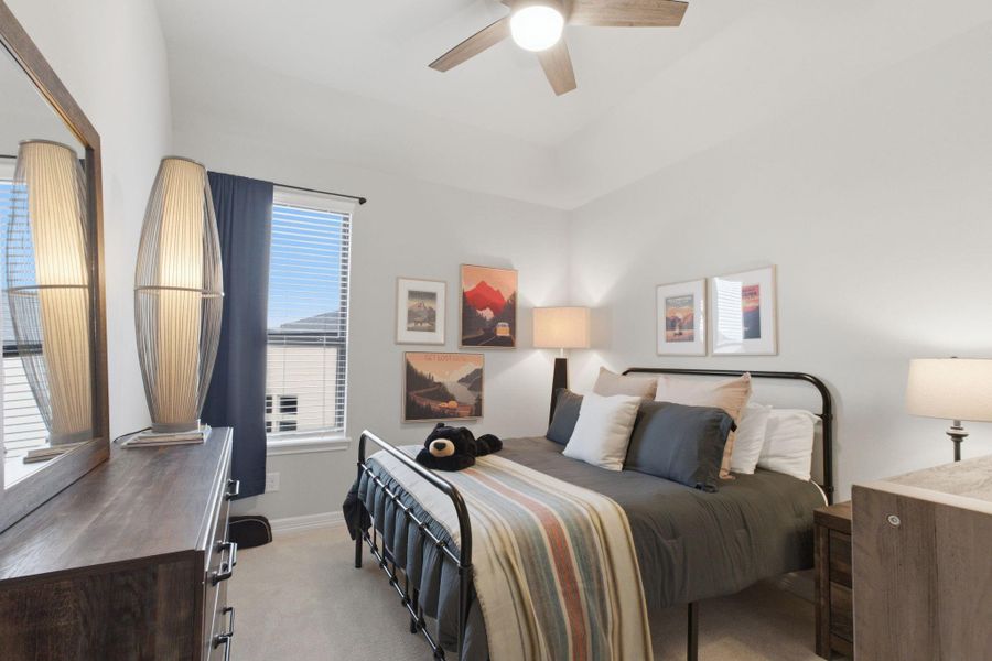 Furnished interior view inside a new home in Sunterra 45ft, Katy (Image 28).