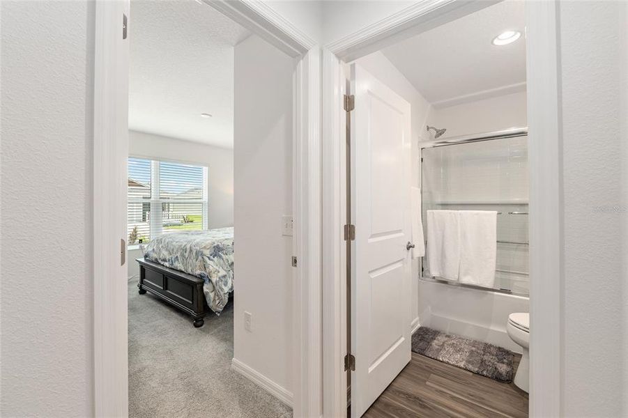 Furnished interior view inside a new home in , The Villages (Image 58).