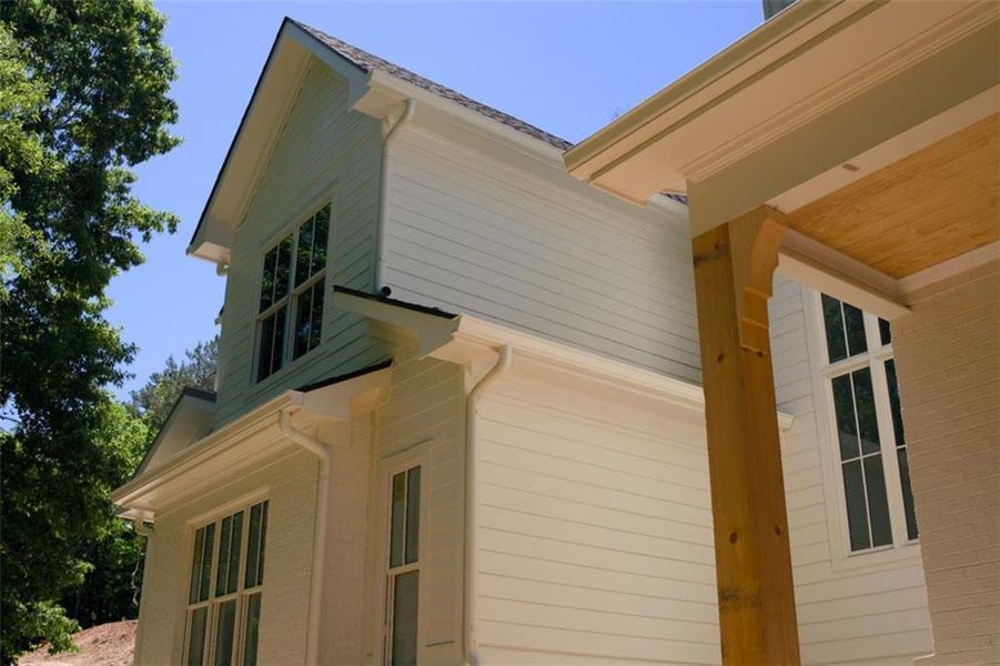Exterior details and patio area of a home in , Roswell (Image 2). Exterior details and patio area of a home in , Roswell (Image 2).