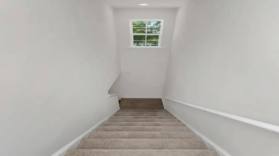 Spacious, unfurnished interior of a new home in Hunter's Branch Townhomes, Hopkins (Image 12).