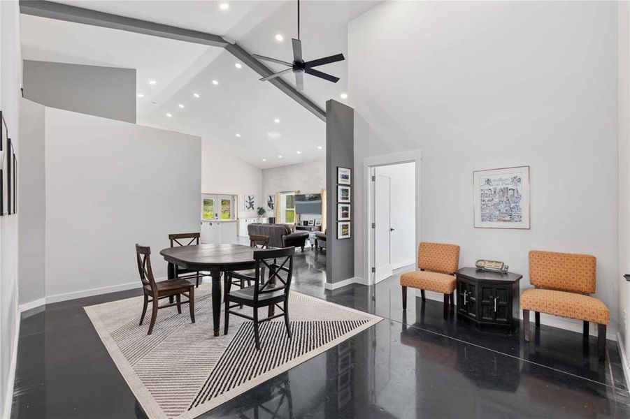 Furnished interior view inside a new home in , Bangs (Image 11).