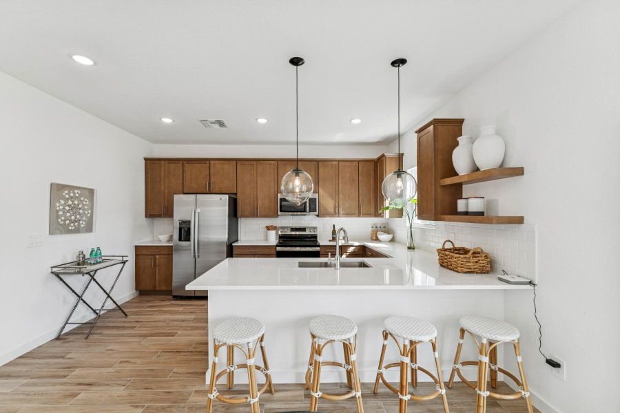 Furnished interior view inside a new home in , Fort Pierce (Image 27).