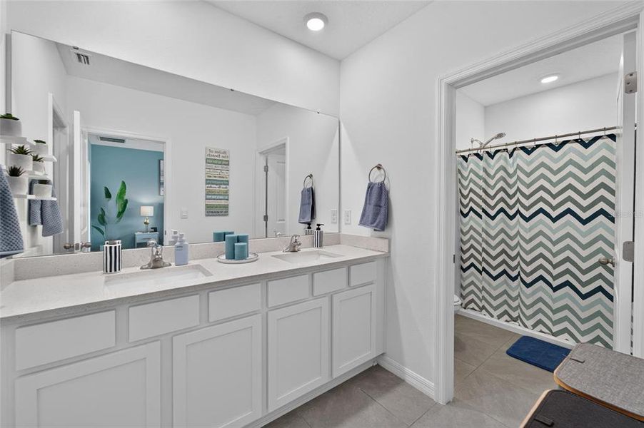 Furnished interior view inside a new home in Mangrove Point, Apollo Beach (Image 51).