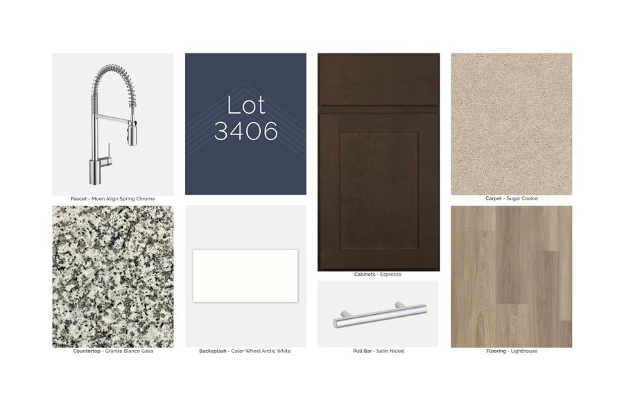 Sample of building materials used in homes in Moran Ranch, Willis (Image 17).