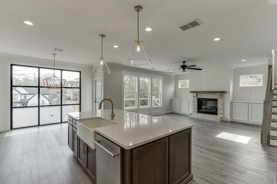 Furnished interior view inside a new home in , Buford (Image 14).