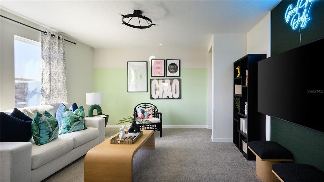 Furnished interior view inside a new home in Pasadena Ridge, Zephyrhills (Image 14).
