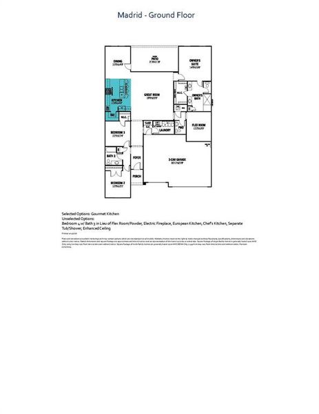 Madrid - Floor Plan