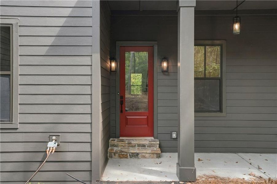 Exterior details and patio area of a home in , Jasper (Image 32).