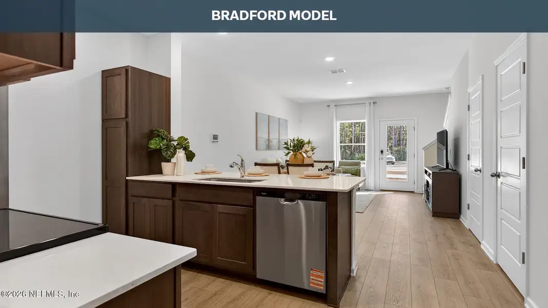 Furnished interior view inside a new home in Liberty Cove, Yulee (Image 8).