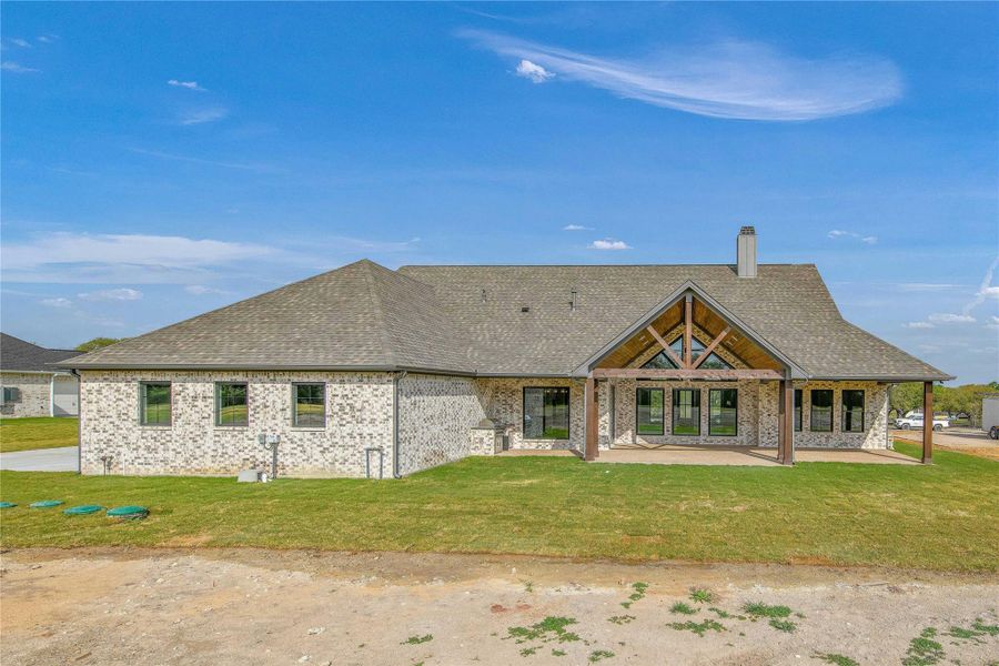 Exterior details and patio area of a home in , College Station (Image 29).