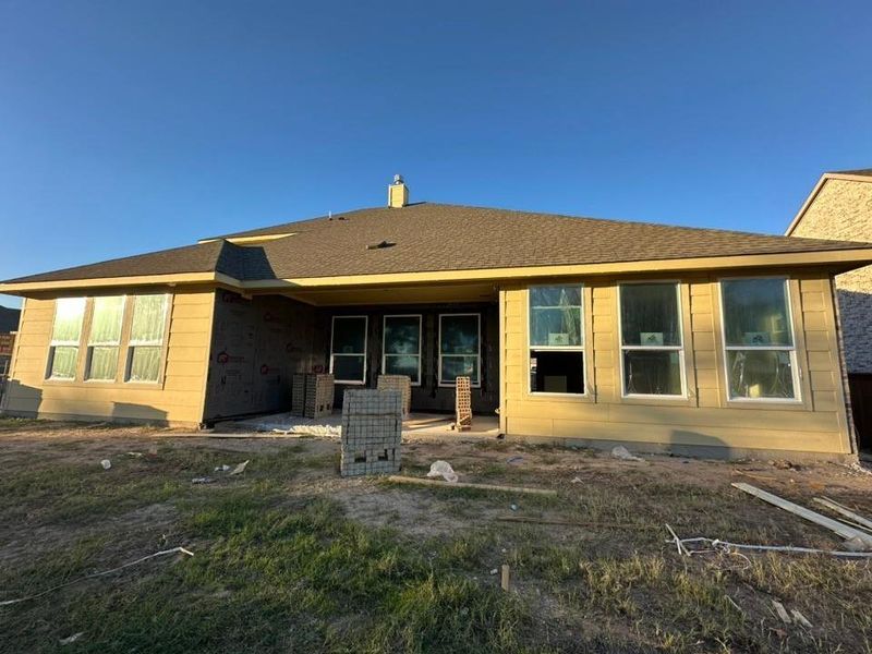 In-progress construction of a new home in Covenant Springs, Springtown, TX (Image 7). In-progress construction of a new home in Covenant Springs, Springtown, TX (Image 7).
