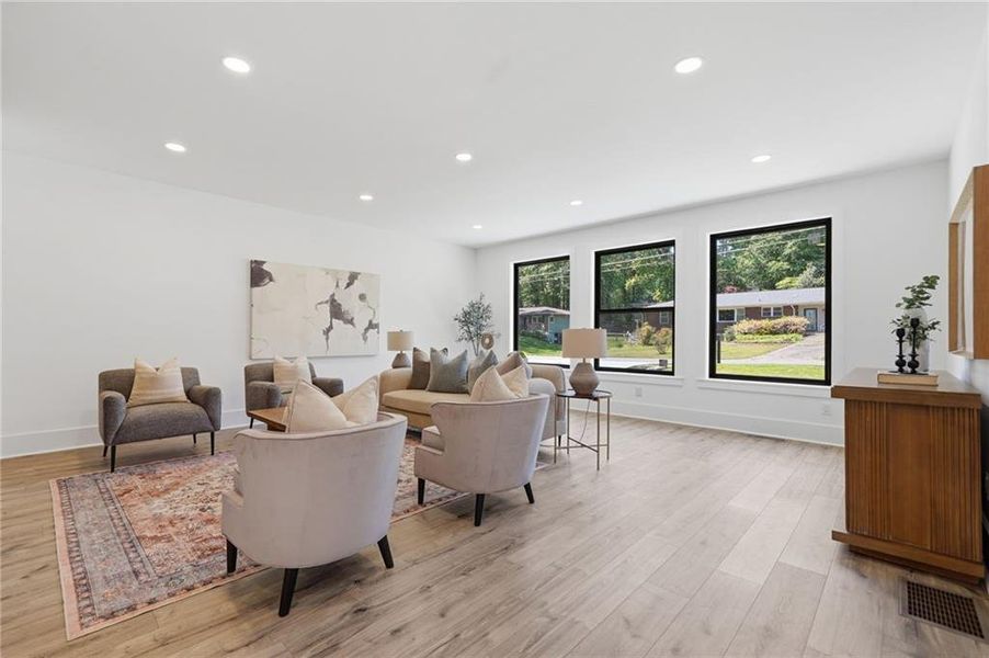 Furnished interior view inside a new home in , Roswell (Image 10). Furnished interior view inside a new home in , Roswell (Image 10).